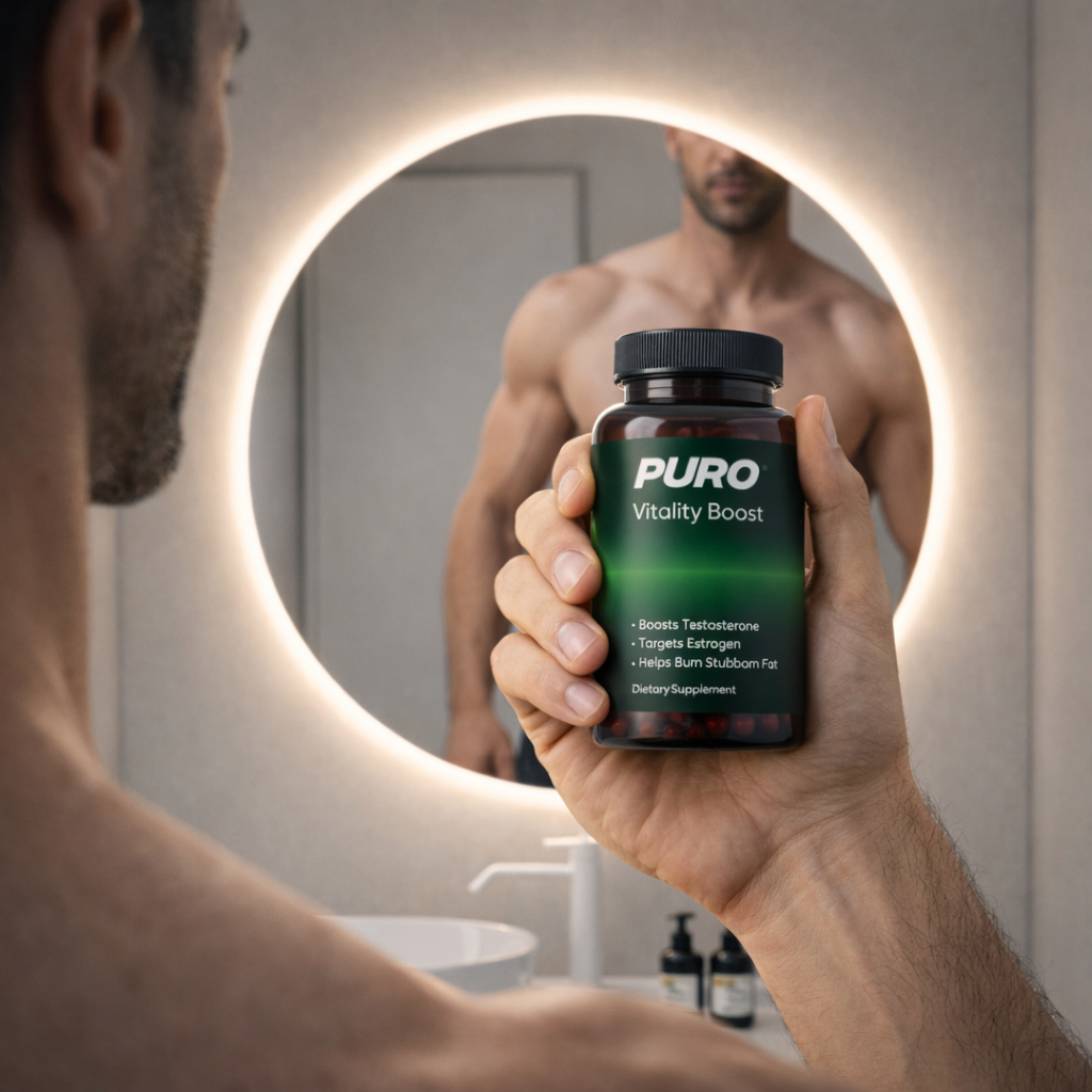Cápsulas PURO™ | El secreto para deshincharte de forma 100% natural y recuperar tu cuerpo de hombre.