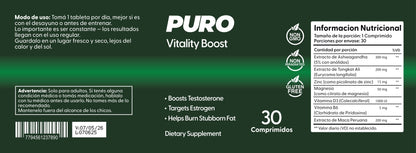 Cápsulas PURO™ | El secreto para deshincharte de forma 100% natural y recuperar tu cuerpo de hombre.